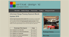 Desktop Screenshot of jasagypsumjakarta.com